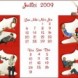 Calendrier + Vid�o Juillet
